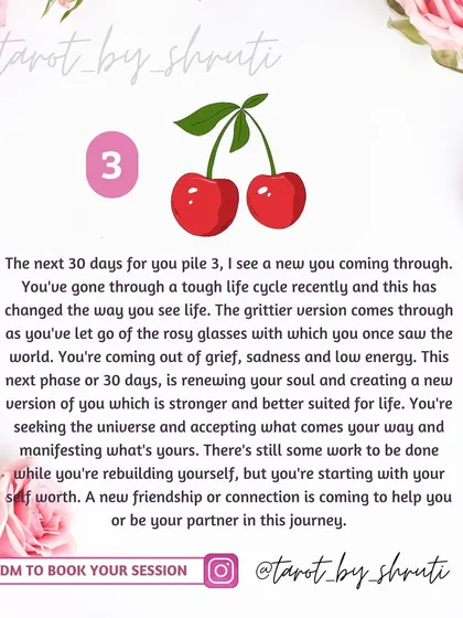 What do the next 30 days hold for you? This reading gives a forecast, whether your manifestations are coming to fruition, a love match will appear, or you will experience a personal transformation.