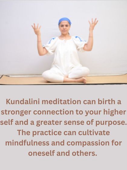 Through Kundalini meditation, you can birth a stronger connection to your higher self and a greater sense of purpose. The practice cultivates mindfulness and compassion for yourself and for others.