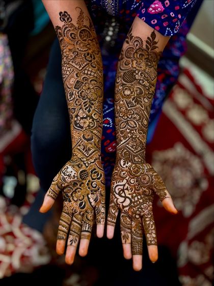 Mehendi Art by Nishat - Mehndi (Henna) Artistry Elaborate Bridal Henna photo 13