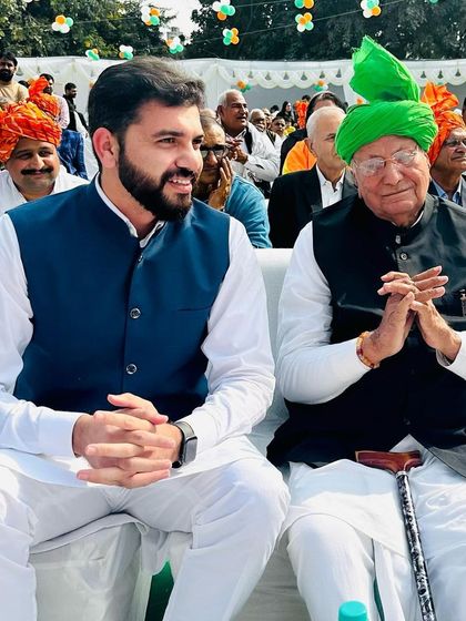 A fruitful day spent with former Haryana Chief Minister, Shri Om Prakash Chautala ji.