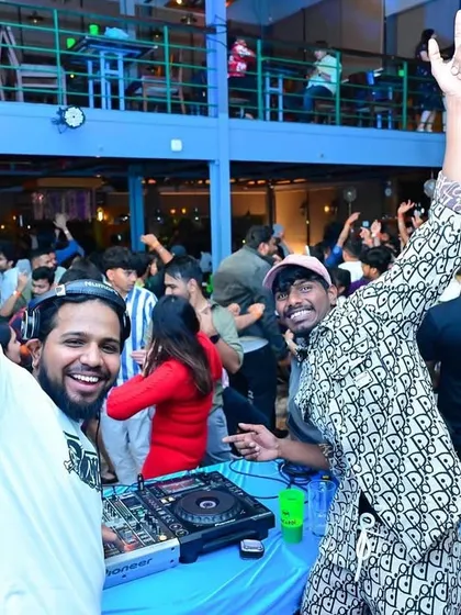 Celebrating the New Year with the crowd. Moments like these, filled with joy and good vibes, are why I love what I do.