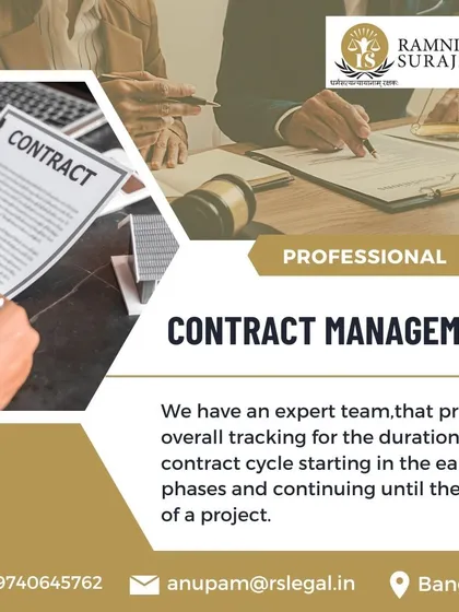 We provide expert contract management services, offering overall tracking for the entire duration of a contract cycle, from the earliest phases of drafting and negotiation to the end of a project.