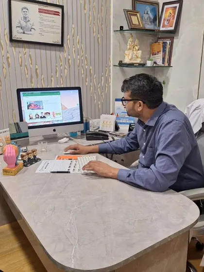 Another look at my workspace. Every detail, from patient records to treatment planning, is handled with care and precision.