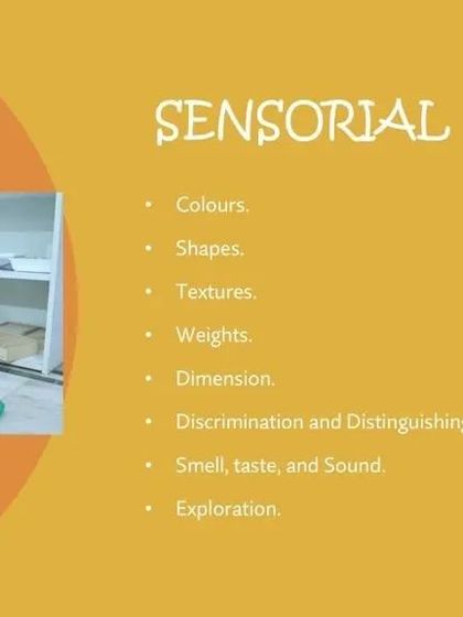 Sensorial activities are key to a child's development. Our materials help children refine their understanding of colors, shapes, textures, and dimensions through exploration.