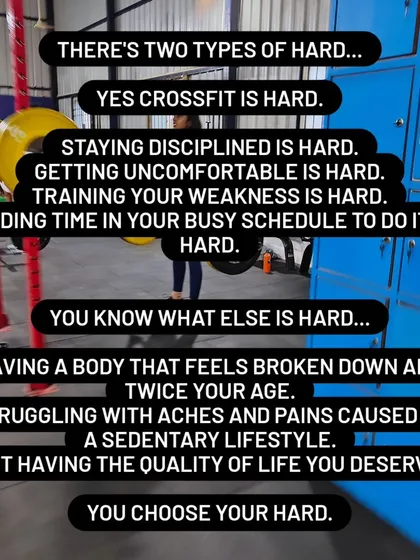 You have two choices in life: the hardship of discipline or the hardship of regret. Choosing to work on yourself is hard, but living in a body that feels broken is harder. I'm here to help you choose your hard.