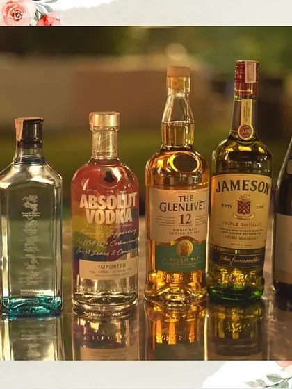 We also provide full bar services, and here is a lineup of premium liquor brands we can arrange for your event.