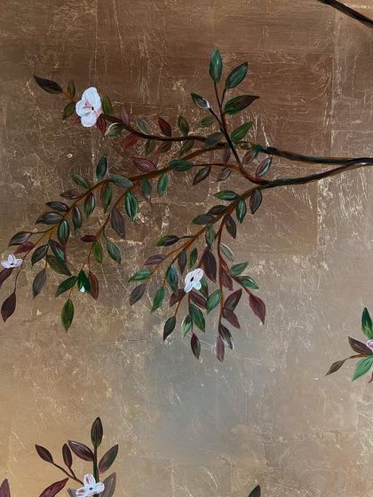 Nishka Mehta - Custom Artwork & Installations Gold Leaf & Metallic Murals photo 10