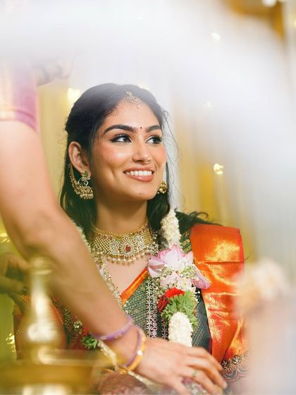 Shreeja - Bridal Makeup & Styling Elegant Engagement & Pre-Wedding Looks photo 5