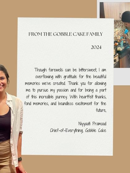 Gobble Cake - Gourmet Desserts & Pastries My Kitchen & Story photo 4