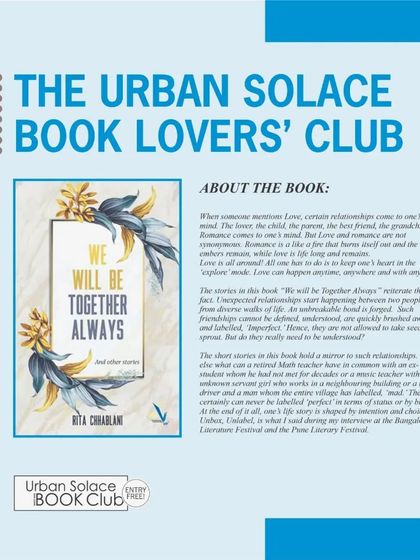 A detailed description of the book "We will be together always," giving our members a deeper understanding of its themes before the discussion.