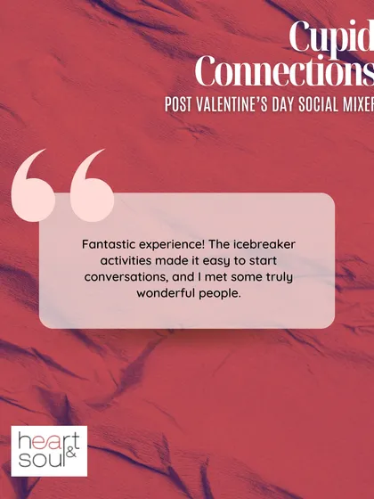 "Fantastic experience! The icebreaker activities made it easy to start conversations." This is precisely why I include guided activities in every mixer.