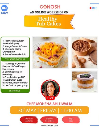 Conosh - Online Culinary Workshops Cheesecakes, Tarts & Tub Desserts photo 18