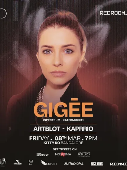 Supporting the rising Parisian star GIGEE at Kitty Ko. Her music, backed by legends like Solomun and Artbat, is truly special.