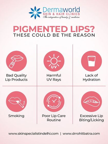 Pigmented lips can be caused by more than just genetics. Common reasons include using low-quality lip products, sun exposure, smoking, and dehydration. A good lip care routine is essential for maintaining their natural color.