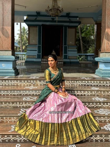 Anthariya Rentals - Indian Ethnic Wear Rental Langa Voni & Traditional Half Sarees photo 10