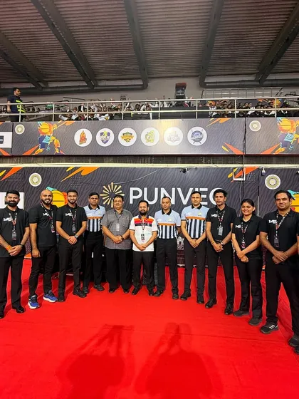 The full team of INBL officials and staff. It takes a dedicated team to run a professional league, and I'm proud to contribute to its success.