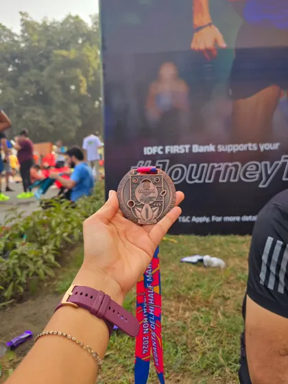 This medal is more than just a piece of metal; it's an emotion. It represents months of hard work, discipline, and the joy of crossing the finish line.