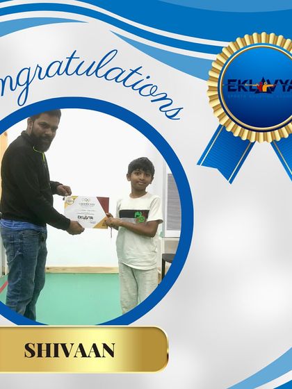 A proud moment for Shivaan Vijay Kumar as he receives his certificate for completing the foundation course. We believe in recognizing and encouraging the hard work of all our students.
