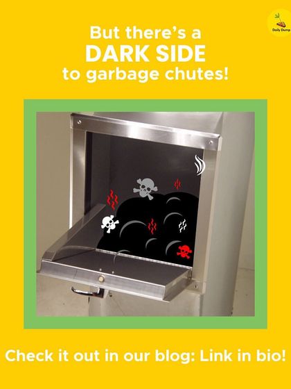 Garbage chutes may seem convenient, but they have a dark side. They encourage mixing of waste, making segregation and recycling nearly impossible.
