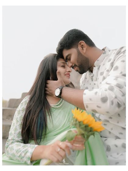 An incredibly intimate and gentle close-up, showcasing their love and tenderness.