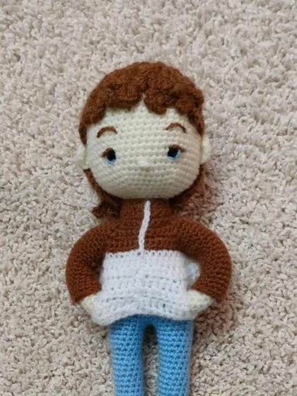 Another look at this custom male doll. I enjoy making different hairstyles and outfits for my boy dolls too.