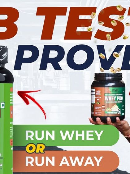 Ripped Up Nutrition Whey: Run or Run Away? A thumbnail for the lab test video of this new whey protein product.