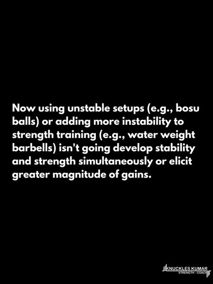 Training on unstable surfaces is one of the most pointless things you can do for athletic performance. It limits your ability to produce force and power, which are the very qualities you're in the gym to develop. The best way to improve stability for a sport is to play the sport.