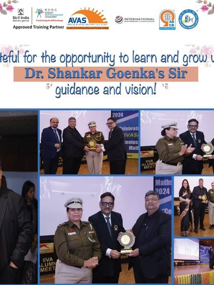 A collage expressing our gratitude for the guidance and vision of Dr. Shankar Goenka. We are thankful for the opportunity to learn from such inspiring mentors.