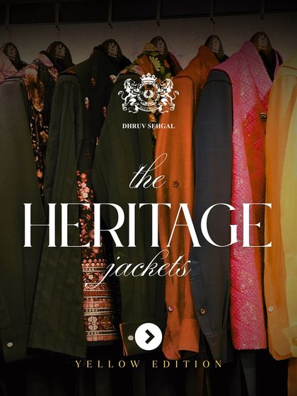 Our Heritage Jackets collection offers a wide range of styles. From classic Nehru jackets to regal Jodhpuri coats, each piece is designed to be a timeless addition to your wardrobe.
