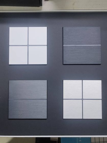 For luxury homes, we offer premium, minimalist keypads that make a design statement. These switches, shown here in various finishes, provide simple yet powerful control over your home's automated systems.