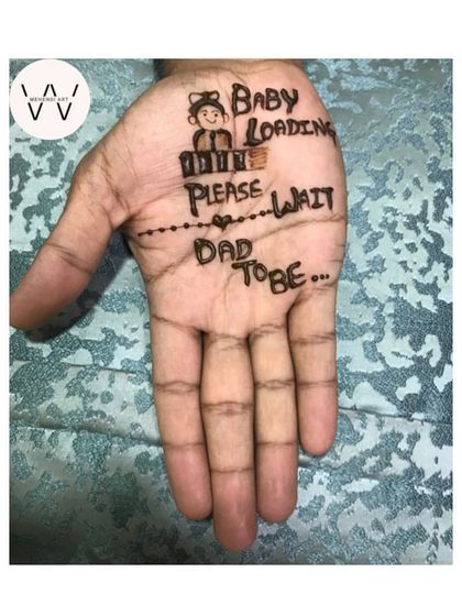 A playful design for the dad-to-be, with "Baby Loading, Please Wait" and "Dad to be" text.