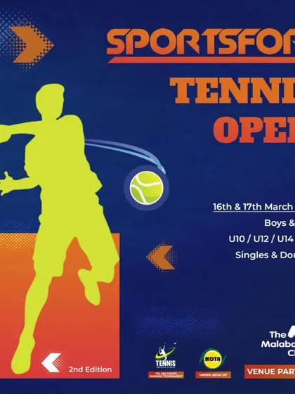 Announcing the 2nd edition of the Sportsfort Tennis Open at the Malabar Hill Club. I host tournaments for all age groups, from U10 juniors to seasoned adults, in both singles and doubles formats.