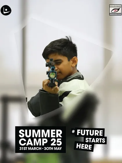 The future of shooting starts here. This promotional image for my Summer Camp 2025 captures the focus and potential I see in every young athlete. It's an invitation for your child to discover their own strength and discipline in a safe, structured environment.
