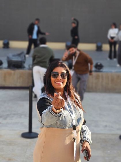 A candid moment during our project at the Boulevard Indian Pavilion in Riyadh. My team is my powerhouse, and our work is a result of creativity, vision, and dedication.