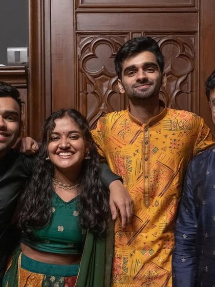 A happy group photo with my bandmates after our fun gig at The Piano Man in New Delhi. The chemistry we have off-stage is what makes our on-stage music so special.