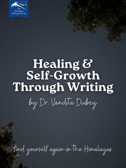 Find yourself again under the vast Himalayan sky. Our expressive writing program is designed to help you untangle your thoughts and reconnect with your inner voice in a peaceful, natural setting.
