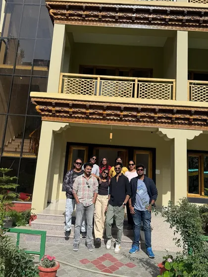 A happy group in front of our comfortable stay in Ladakh. I ensure your accommodation is sorted, from cozy guesthouses to well equipped hotels, so you can rest well after a day of exploring.