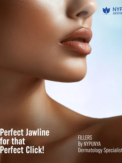 A perfect jawline can create that perfect click. We use dermal fillers to expertly sculpt the jawline, enhancing your profile and creating a sharp, defined look.