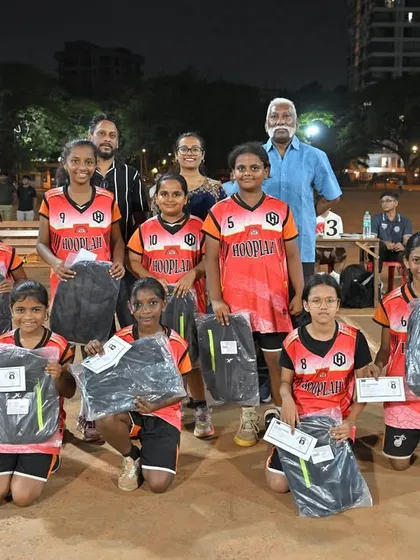 The future is here. Our U-11 champions from St. Anthony's proudly displaying their awards after a fantastic performance in the Hooplah '25 tournament.