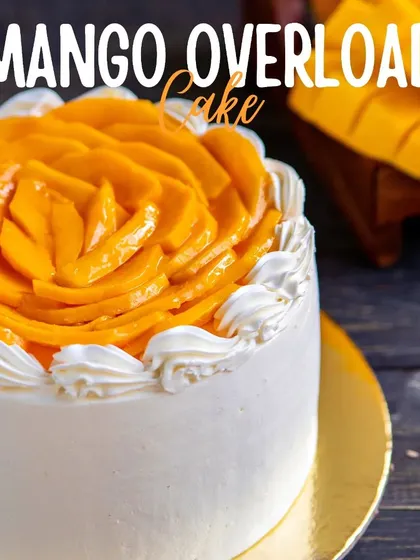 When mango season arrives, we go all out. Our Mango Overload Cake is a celebration of the king of fruits, with layers of soft sponge, fresh mango cream, and a beautiful rosette of ripe mango slices on top.