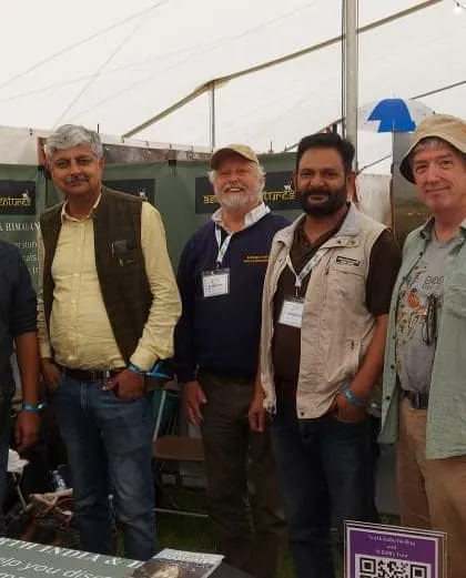 Our team of guides and tour leaders at the Global Birdfair. Their collective expertise is the backbone of our expeditions across the Indian subcontinent and beyond.