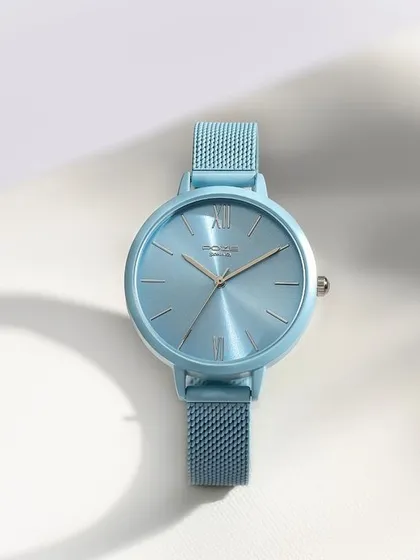 A clean, minimalist shot for a Sonata watch campaign. My product styling focused on using light, shadow, and simple geometric shapes to create an elegant and modern context that emphasizes the watch's sleek design.