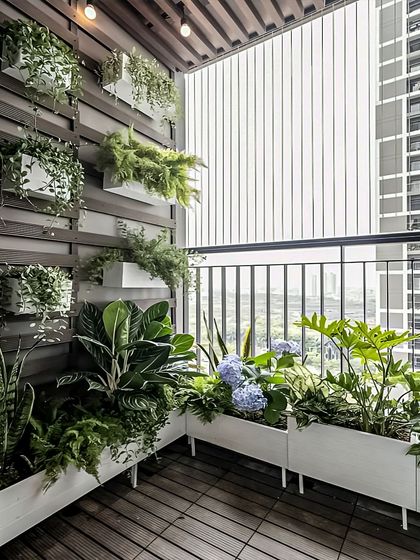 Designing with a Touch of Sweetness - Balcony Makeovers Lush Green Havens photo 11