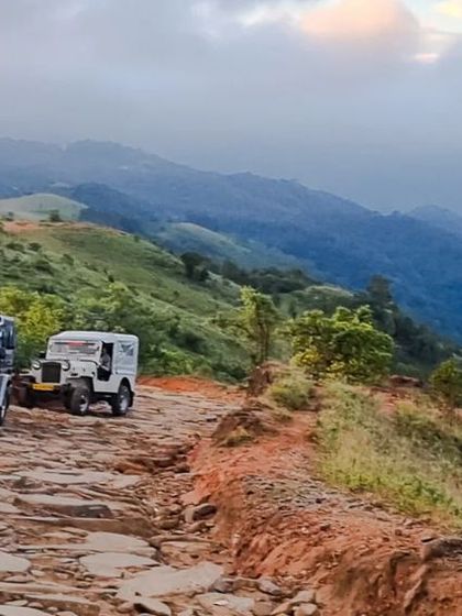 The rugged journey to Mandalpatti peak often involves an exciting off road jeep ride, which is an adventure in itself.