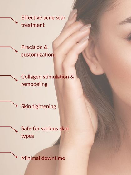 The benefits of Morpheus8 go beyond scar treatment. It provides effective skin tightening, collagen remodeling, and is safe for various skin types with minimal downtime.