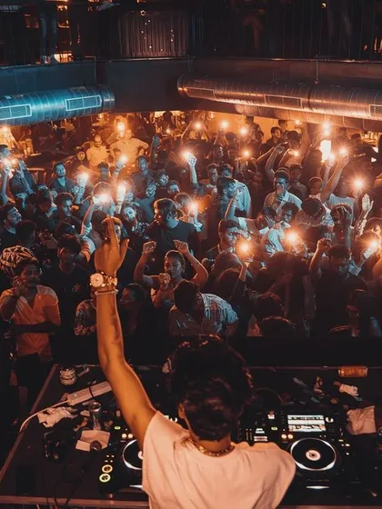 My view from the DJ booth at FLO Church Street. Seeing a thousand lights shining back at me is a powerful connection. It's a reminder that we're all in this moment together, healing through sound.