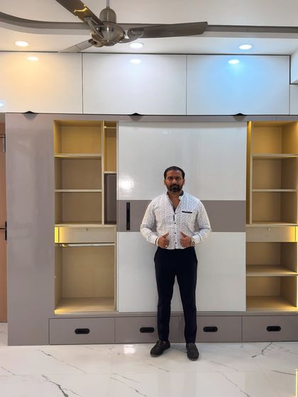 Vipin Rajput - Full Home Interior Design Serene Bedrooms & Smart Wardrobes photo 4