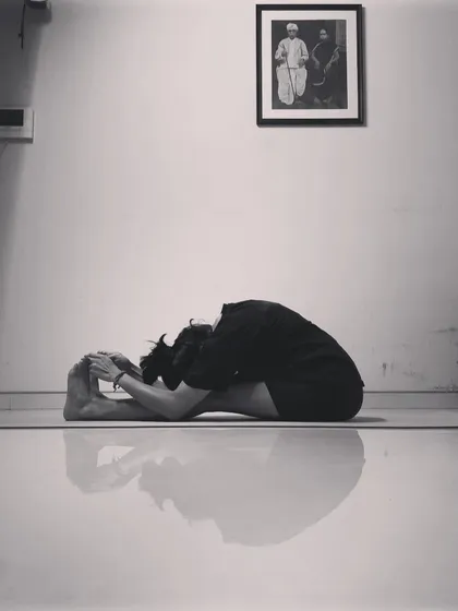 A few years ago, I struggled to touch my toes in Paschimottanasana (Seated Forward Fold). Consistent practice has taught me patience, surrender, and the importance of letting go of expectations.