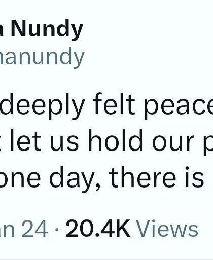 There can be no deeply felt peace without real justice. My work is driven by the belief that we must hold onto our peace and continue the fight until that day of real justice arrives.