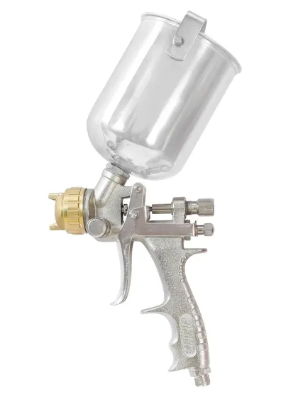 This shot captures the full product with its transparent attachment, shot on a white background for easy integration into any website design.